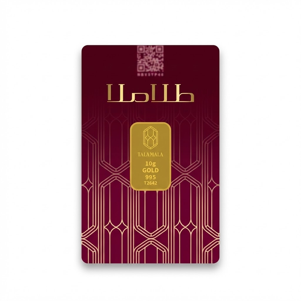 شمش طلا طلاملا ۱۰ گرم